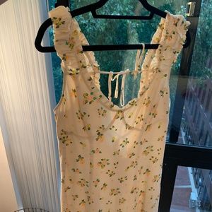 Free People Floral Printed Sun Dress